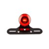 Taillight LED Circular Black-Line with license plate holder