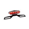 Taillight LED Hexagonal Black-Line with license plate holder