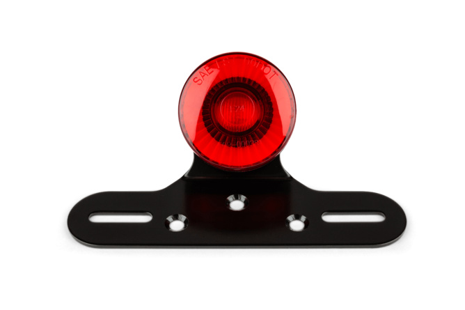 Fanalino LED Circular rosso con portatarga