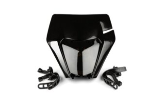 Headlight LED KTM EXC black / tinted lens