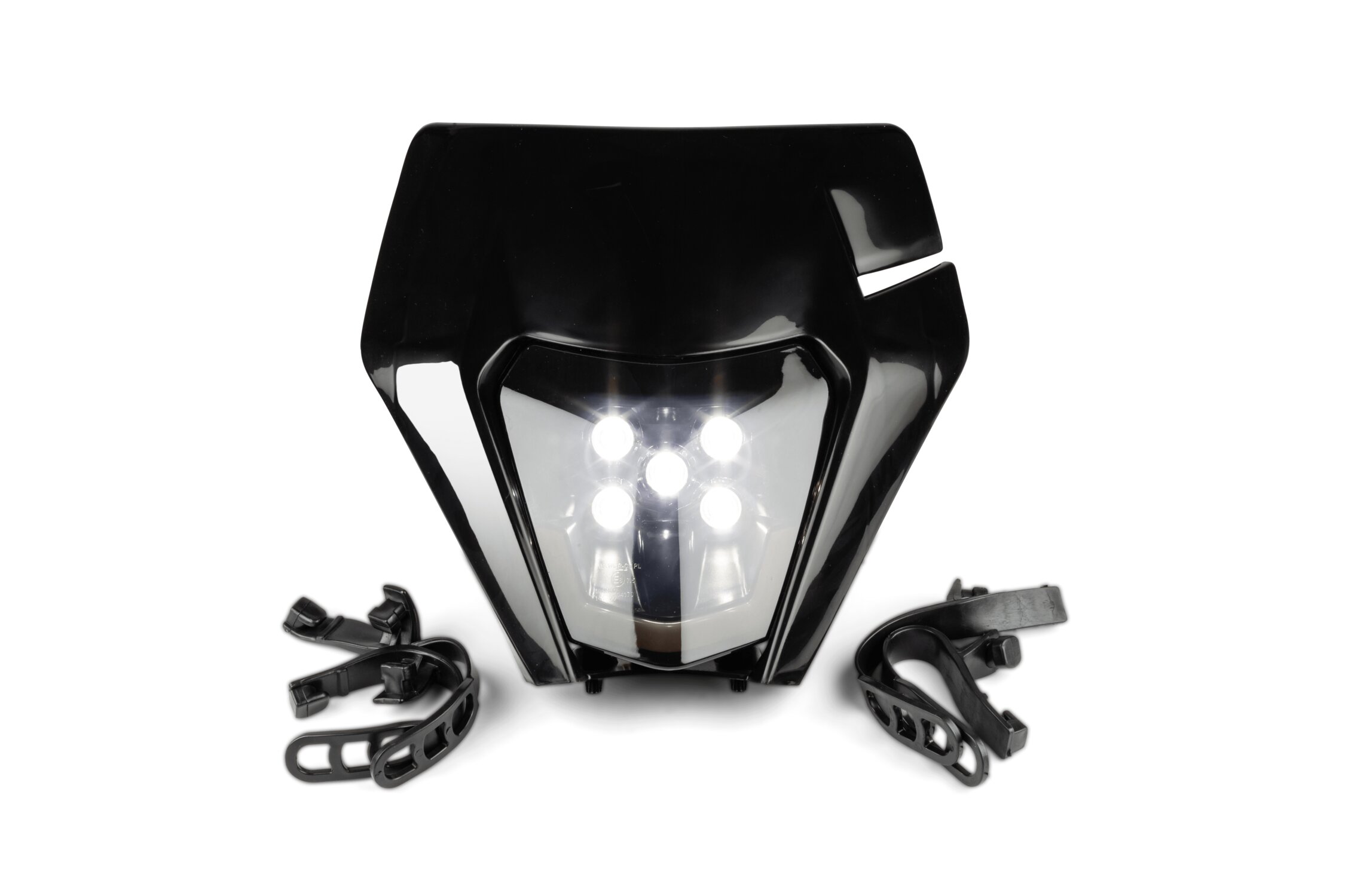 Headlight LED KTM EXC black / tinted lens | MAXISCOOT