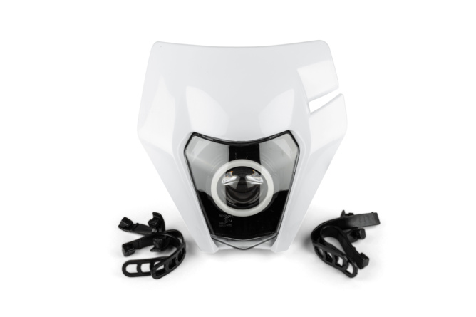 Headlight Angel Eye with RGB ring KTM EXC white