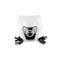 Runfarr Plaque Phare Moto Pour 125 150 250 300 350 450 500 EXC XCW EXC-F 2017 2018 Dirt Bike Enduro Motocross Supermoto-Noir