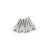 Set di viti aspirazione M6x25mm alluminio argento (x4)