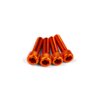 Set di viti aspirazione M6x25 mm alluminio arancione (x4)