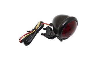 Fanalino a LED rotondo rosso / nero