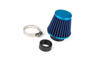 Air Filter KN type conical 28-35 straight blue