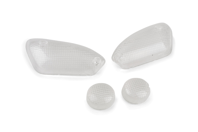 Indicator Lens Set (4) with taillight Yamaha Aerox 99 - 2013 white