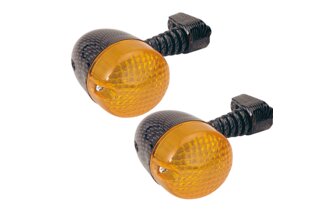 Clignotants Derbi Senda et Beta RR Carbone / Orange