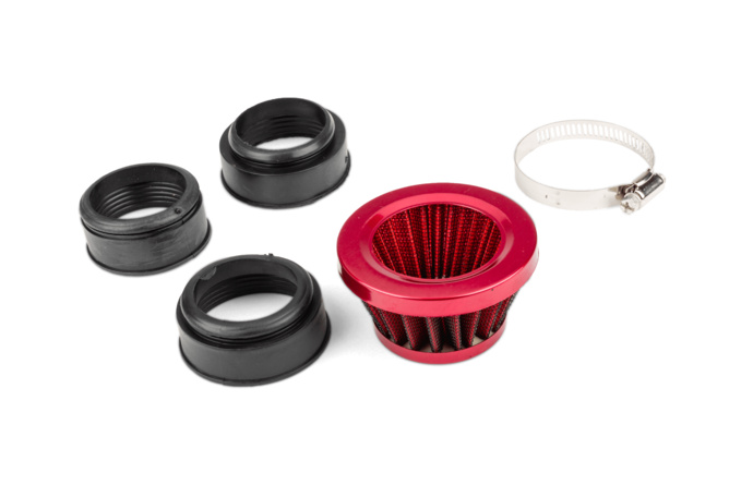 Luftfilter Typ KN Powerfilter Shorty 44 - 54mm rot