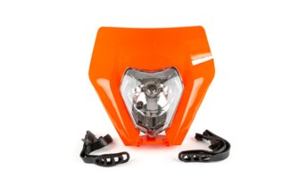 Plaque phare type KTM EXC Orange