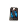 Cale pied passager STR8 Derbi CNC Bleu (la paire)