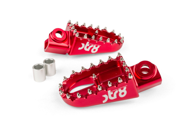 Footpegs Rieju MRT STR8 CNC Red (Set)