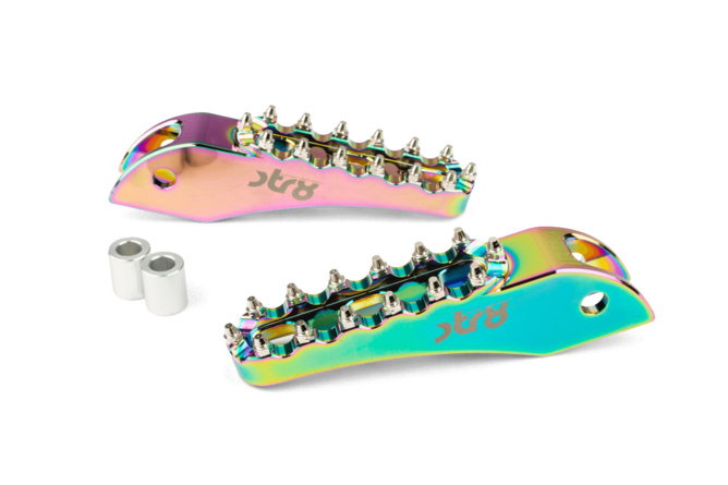 Passenger Footpegs Rieju MRT STR8 CNC Neochrome (set)