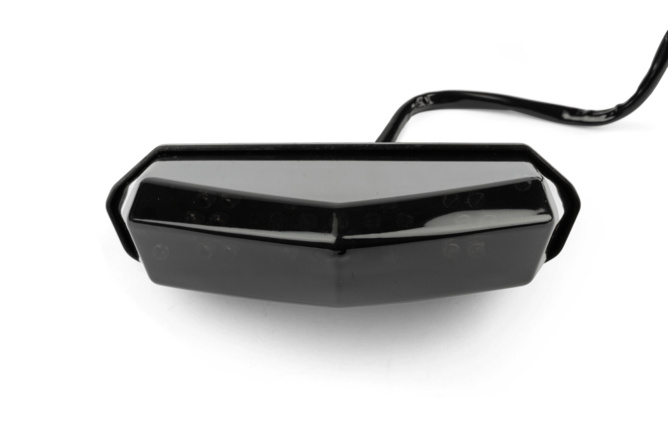 Tail Light with indicators LED Black Line universal 145x85mm