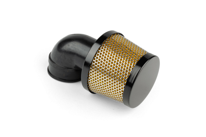 Luftfilter konisch mit Grill D.28 - 35mm gerade schwarz