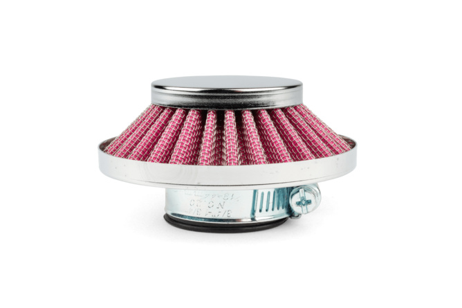 Luftfilter Typ KN UFO d.28 - 35mm droit chrome