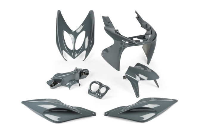 Verkleidungskit Yamaha Aerox bis 2013 Nardo grau 7 Teile