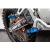 Cale pied pilote STR8 Derbi CNC Bleu (la paire)