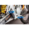 Cale pied passager STR8 Derbi CNC Bleu (la paire)