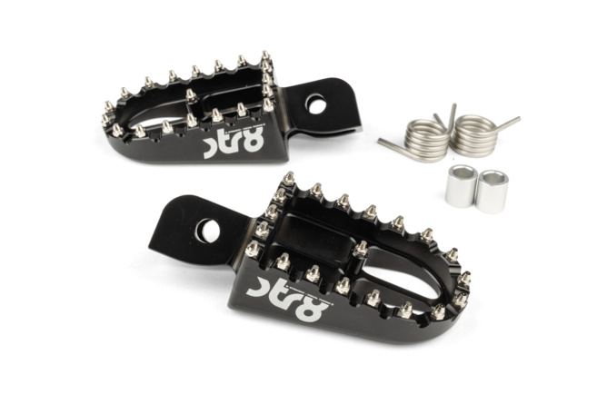 Fußrasten Beta RR 50 STR8 CNC Schwarz (Set)