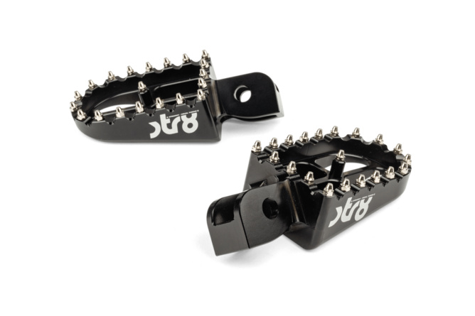 Fußrasten Beta RR 50 STR8 CNC Schwarz (Set)