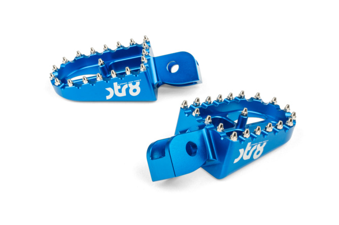 Fußrasten Beta RR 50 STR8 CNC Blau (Set)