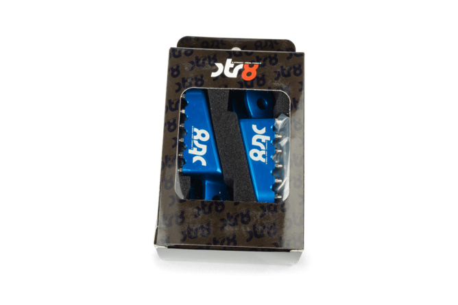 Fußrasten Beta RR 50 STR8 CNC Blau (Set)