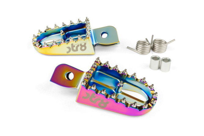 Fussrasten Beta RR 50 STR8 CNC Neochrome (Set)