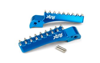 Cale pied passager STR8 Beta RR 50 av. 2021 CNC Bleu (la paire)