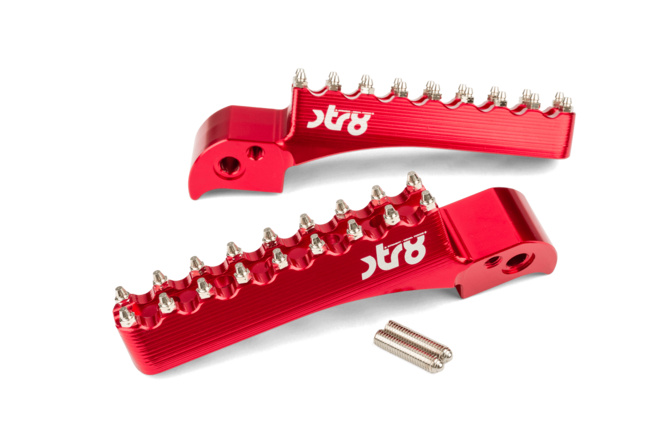 Fußrasten Beifahrer STR8 Beta RR 50 bis 2021 CNC Rot