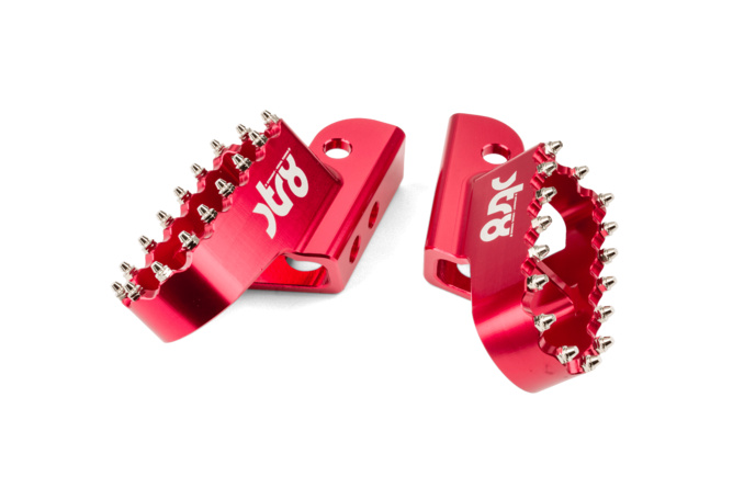 Footpegs Sherco 50cc STR8 CNC Red (set)