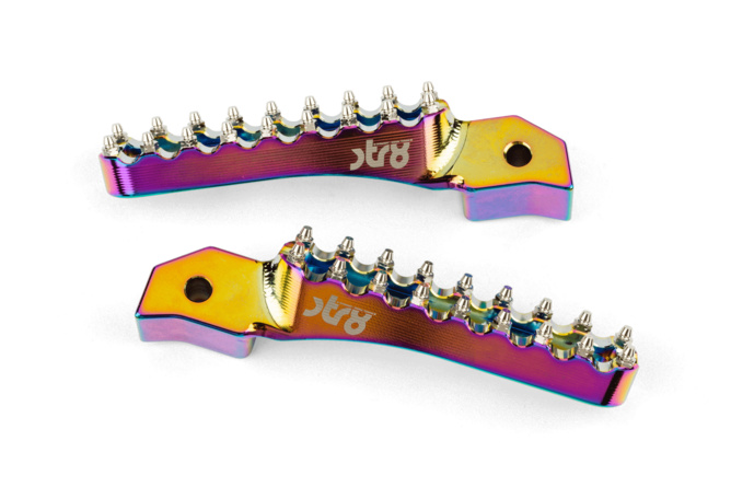 Fußrasten Beifahrer Sherco 50cc STR8 CNC Neochrome (Set)