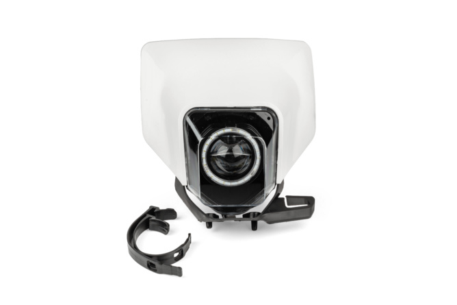 Lichtmaske LED Typ Husqvarna weiss