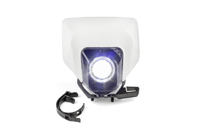 Lichtmaske LED Typ Husqvarna weiss