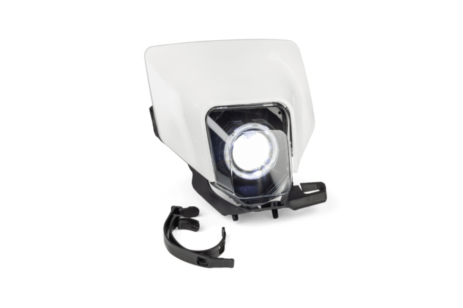 Lichtmaske LED Typ Husqvarna weiss