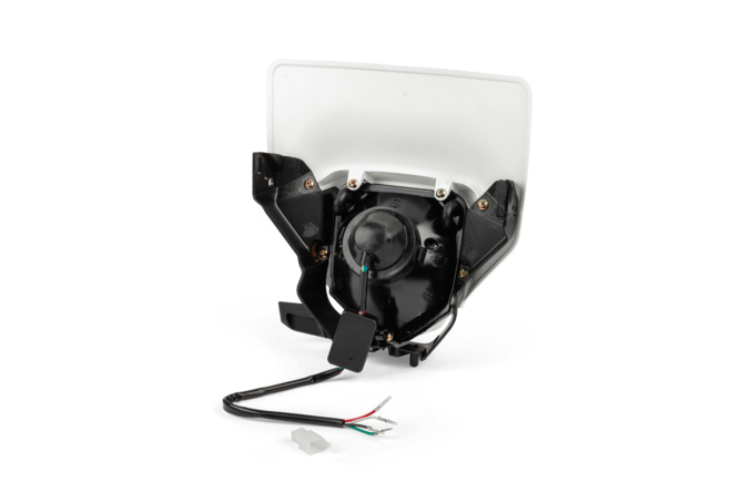 Lichtmaske LED Typ Husqvarna weiss