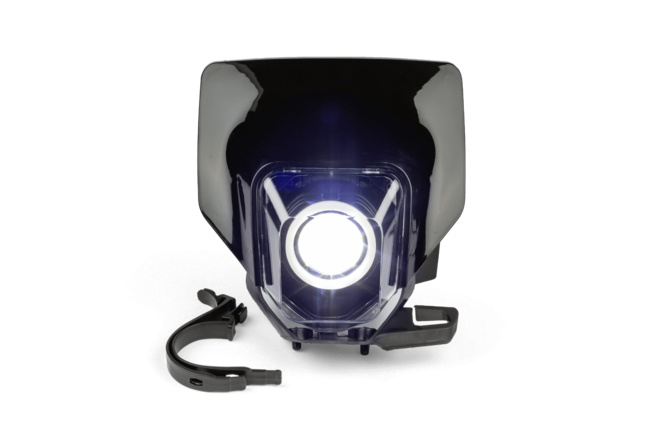 Lichtmaske LED mit RGB Ring Typ Husqvarna schwarz