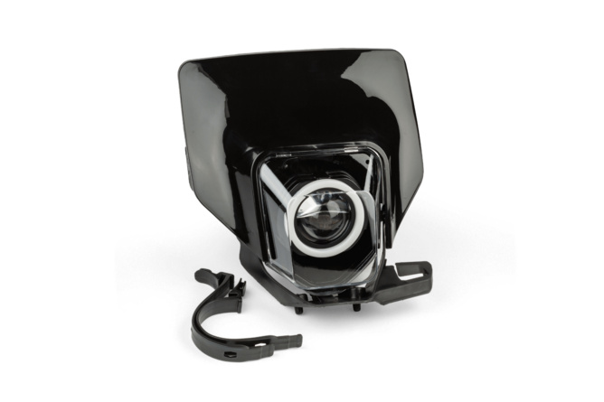 Lichtmaske LED mit RGB Ring Typ Husqvarna schwarz