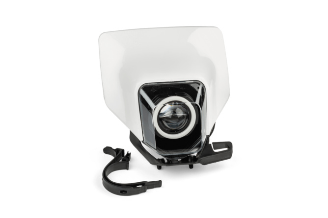 Lichtmaske LED mit RGB Ring Typ Husqvarna weiss