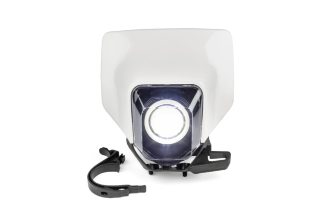 Lichtmaske LED mit RGB Ring Typ Husqvarna weiss