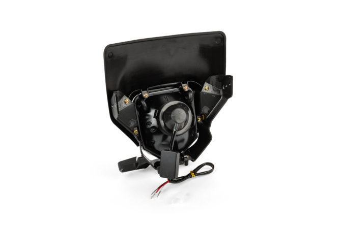 Lichtmaske LED getönt Typ Husqvarna schwarz