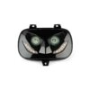 Lichtmaske Doppeloptik R8 Yamaha BWs bis 2004 schwarz