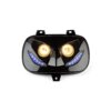 Lichtmaske Doppeloptik R8 Yamaha BWs bis 2004 schwarz