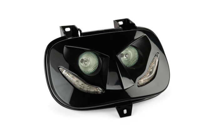 Lichtmaske Doppeloptik R8 Yamaha BWs bis 2004 schwarz