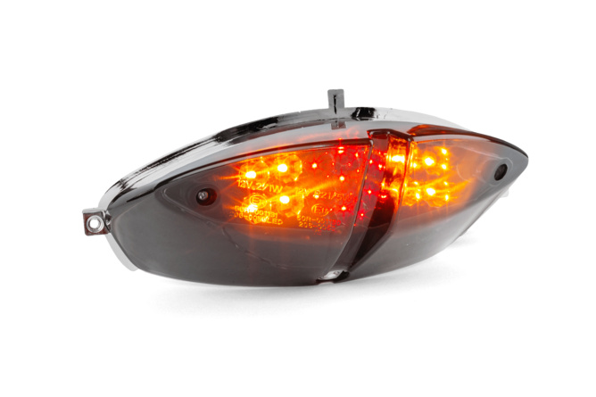 Citomerx Blackline LED Tail Light Tinted Indicator For Peugeot Speedfight 2