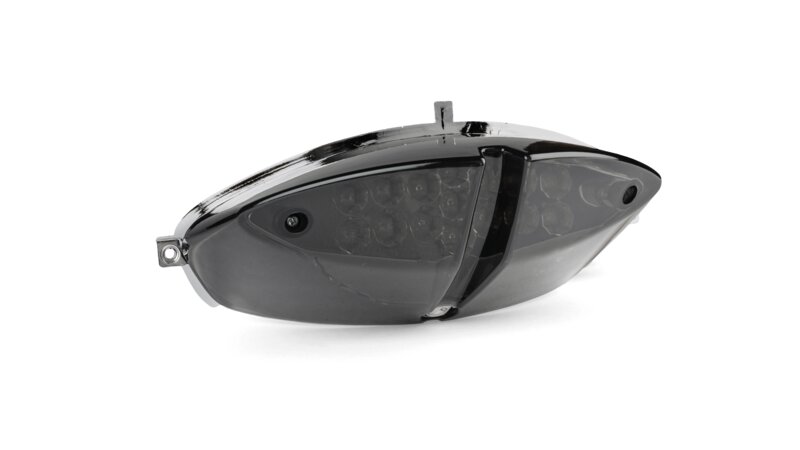 Fanale Posteriore STR8 Black Line LED Con Freccia Integrata Per Peugeot Speedfight 2 - 2