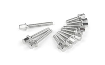 Motordeckel Schraubenset STR8 New Style Minarelli silber