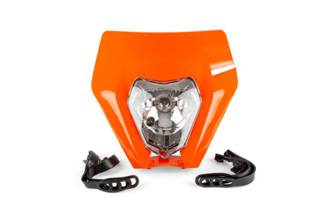 Plaque phare type KTM EXC Orange