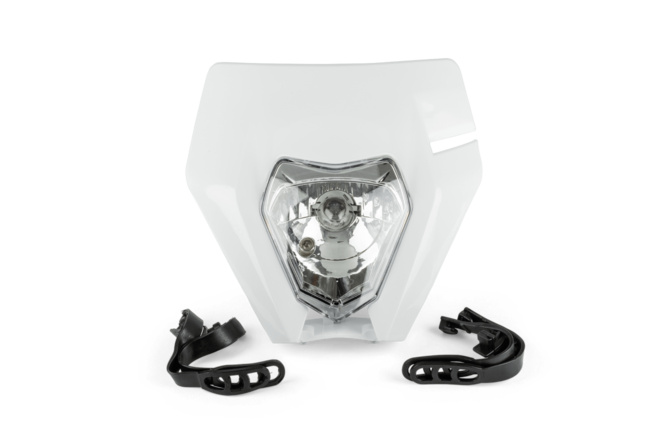 Faro / Mascherina faro tipo KTM EXC Bianco